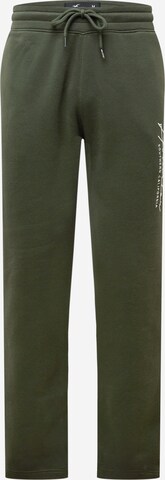 HOLLISTER Kalhoty – zelená: přední strana