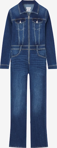 Pull&Bear Jumpsuit in Blue: front