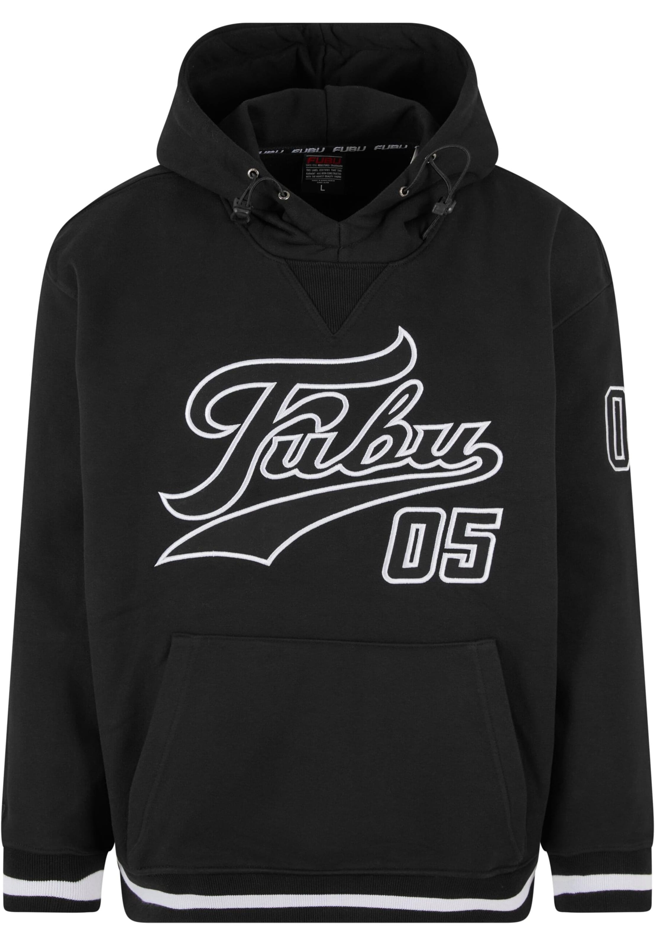 FUBU Sweatshirt in Schwarz: Vorderseite