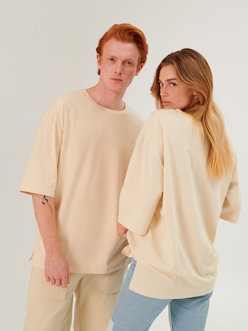 ABOUT YOU x Swalina&Linus - Camiseta 'Selim' en beige: frente