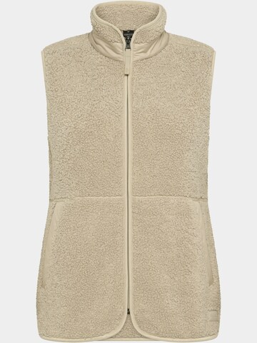 Gilet 'Siv' Didriksons en beige : devant