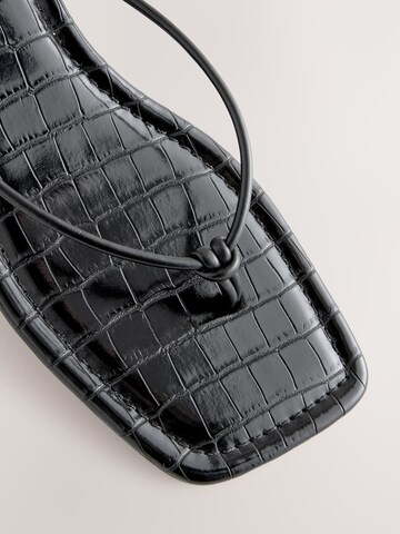 Next T-bar sandals 'Forever Comfort' in Black