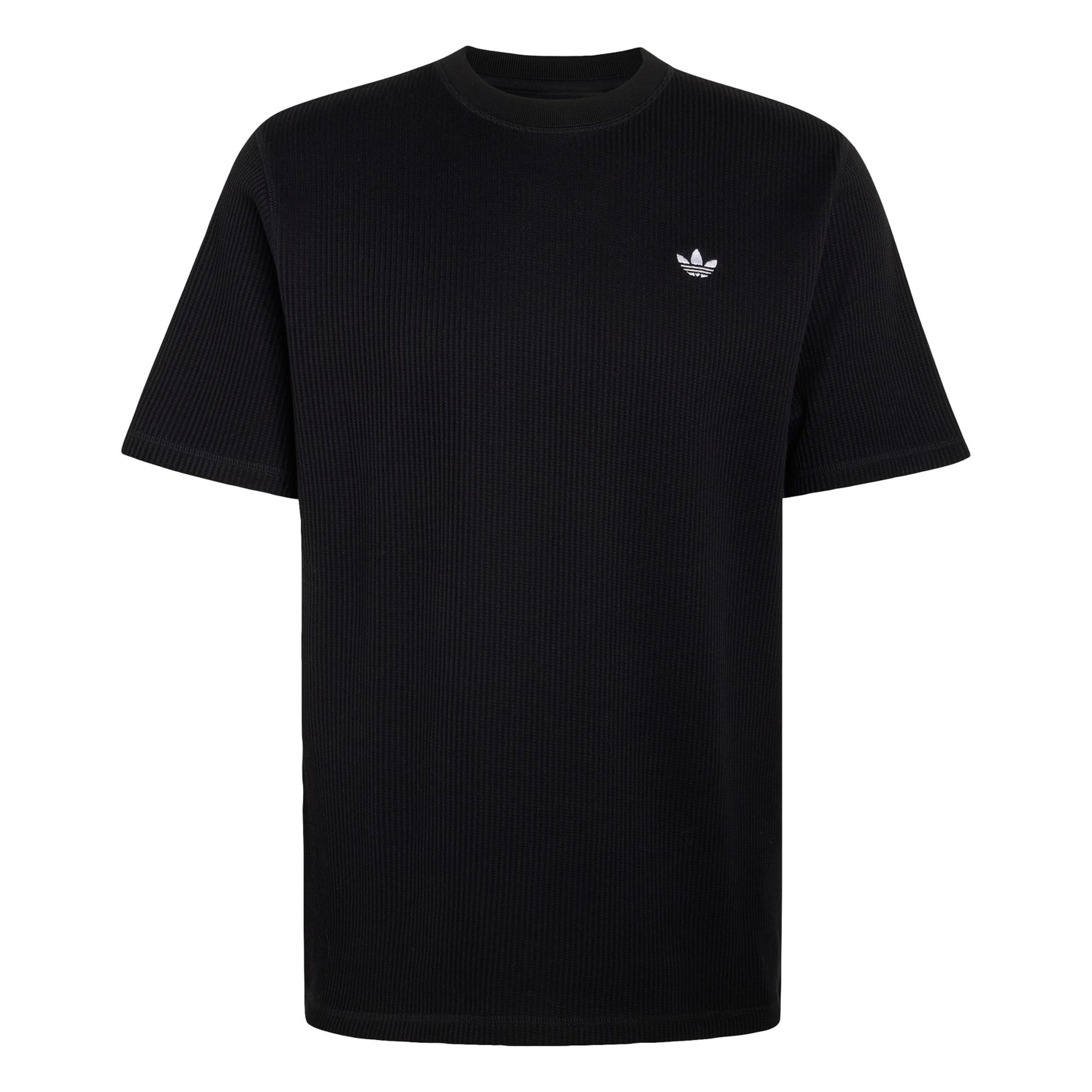 ADIDAS ORIGINALS - Camiseta 'Trefoil Essentials' en negro: frente