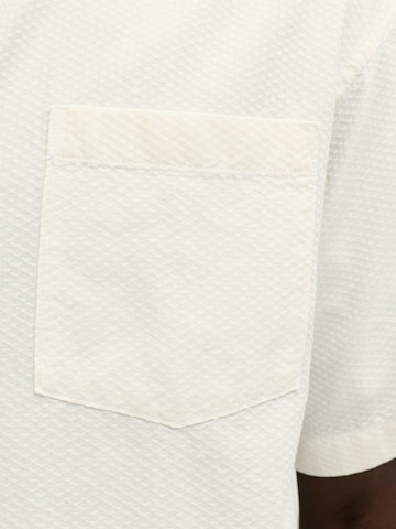 JACK & JONES Comfort fit Button Up Shirt 'Nantucket' in Beige