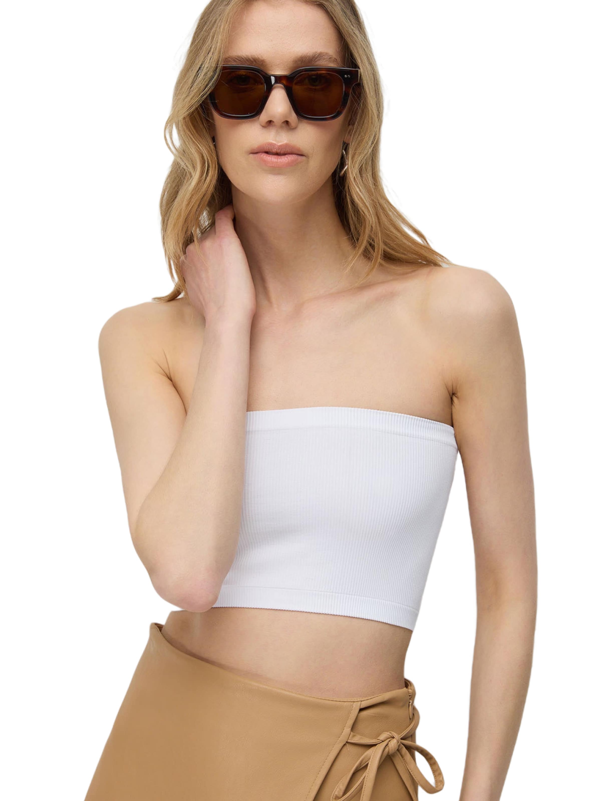 No Matter What Top in White: front