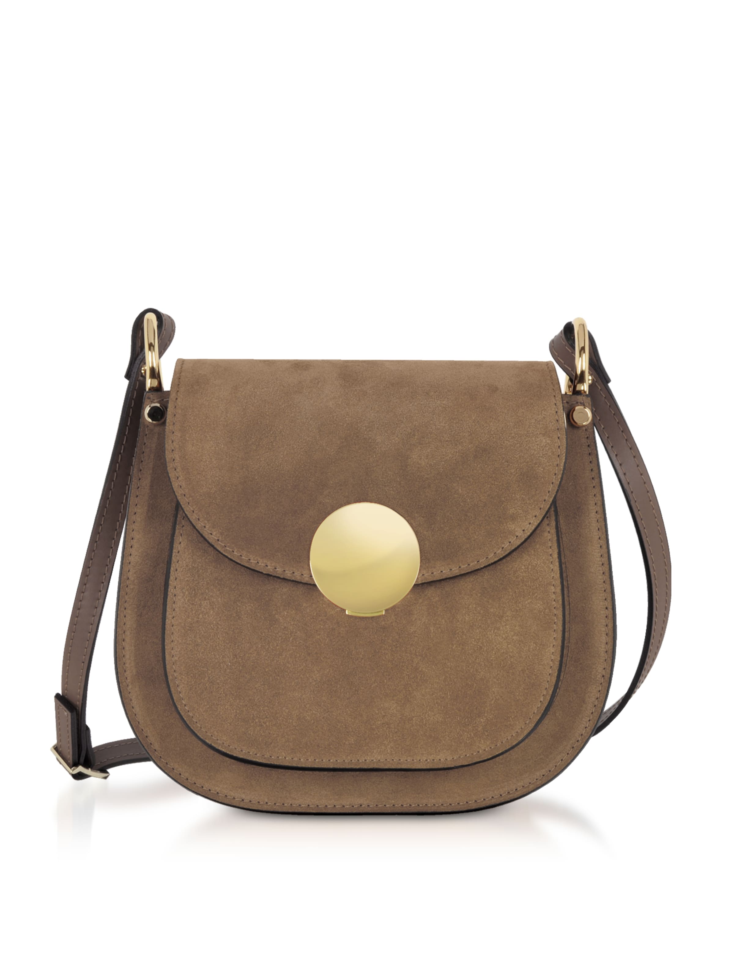 Sac à bandoulière 'Agave' LeParmentier en gris : devant