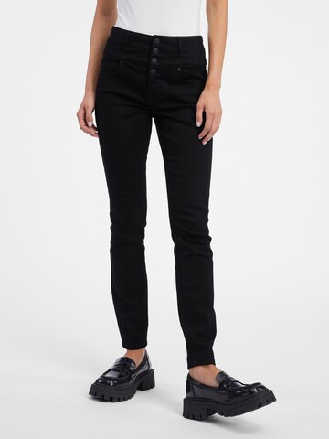 Orsay Slimfit Jeans in Schwarz: predná strana