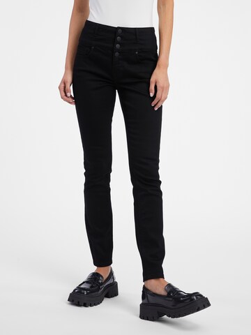 Orsay Slimfit Jeans in Schwarz: Vorderseite