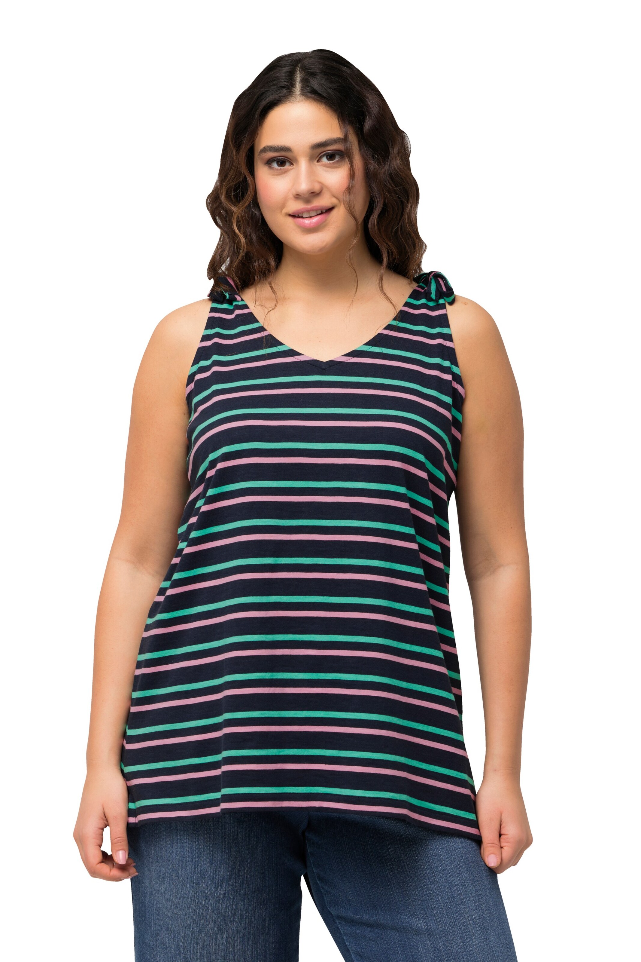 Ulla Popken Top in Blau: Vorderseite