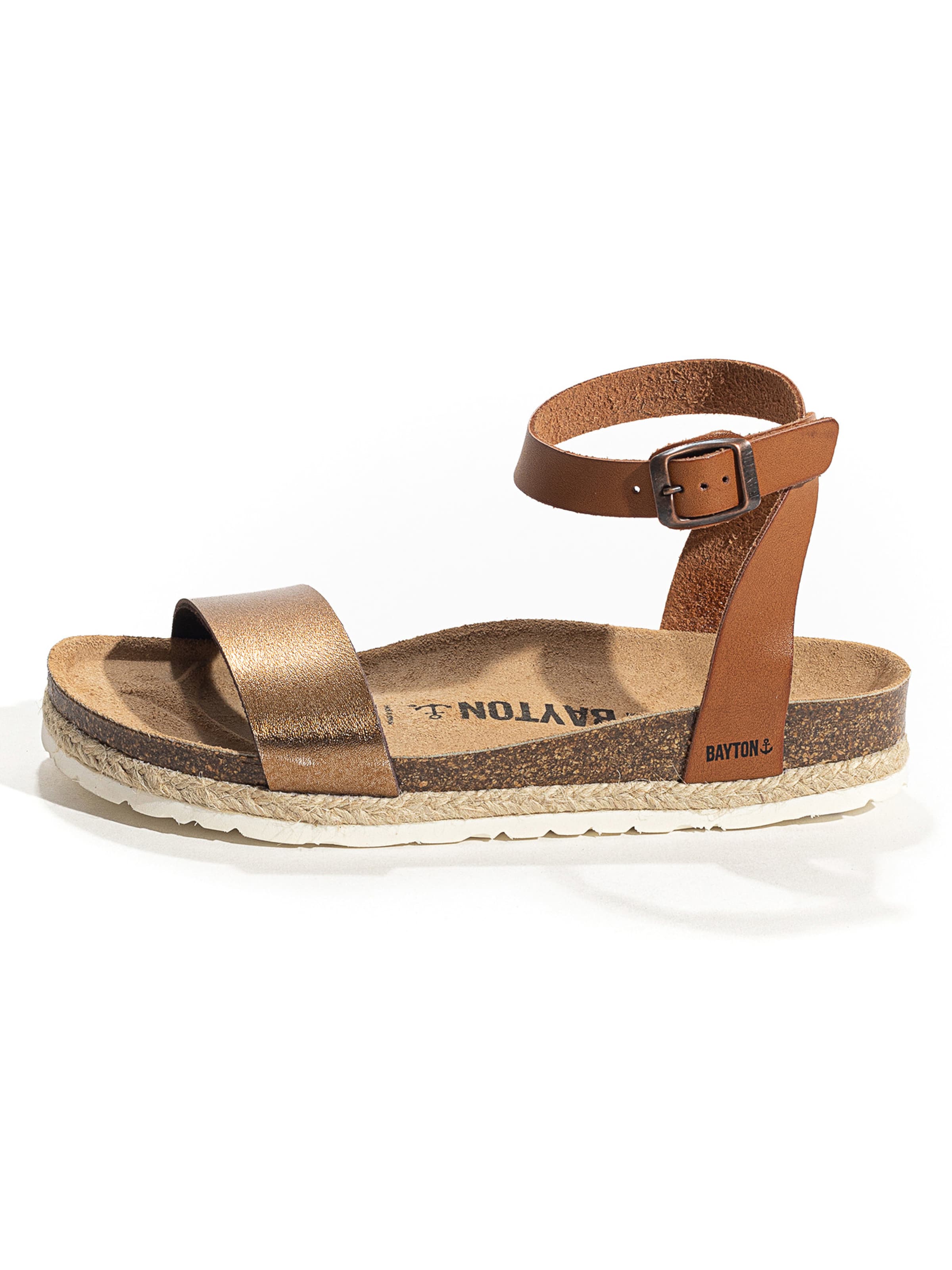 Bayton Σανδάλι με λουράκια 'Jovial' σε μπρονζέ: μπροστά