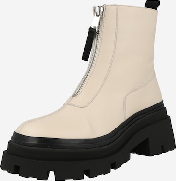 River Island Stiefelette in Beige: predná strana