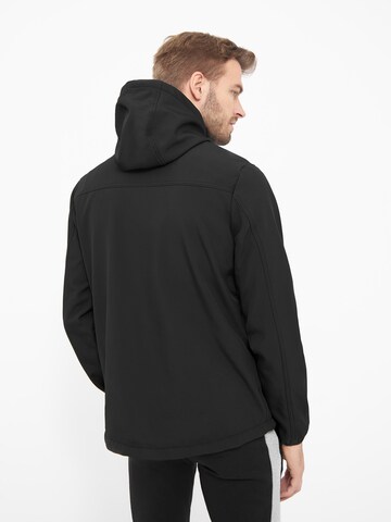 BENCH Outdoorjacke 'Hawn' in Schwarz