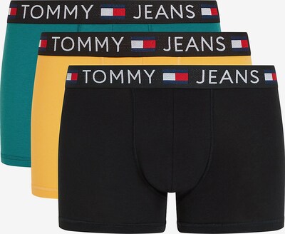 Tommy Jeans Boxershorts in cyanblau / gelb / schwarz / weiß, Produktansicht