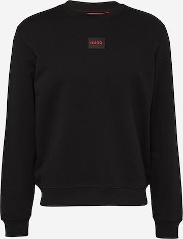 HUGO Red Sweatshirt 'Diragol' in Schwarz: predná strana