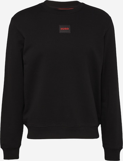 HUGO Red Sweatshirt 'Diragol' in Red / Black, Item view