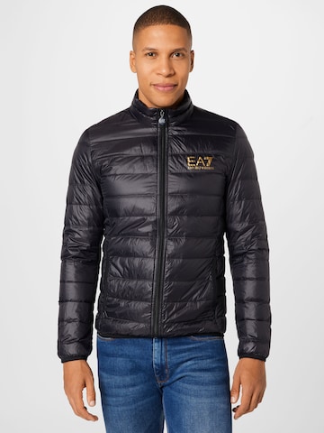 EA7 Emporio Armani Winterjas in Zwart: voorkant