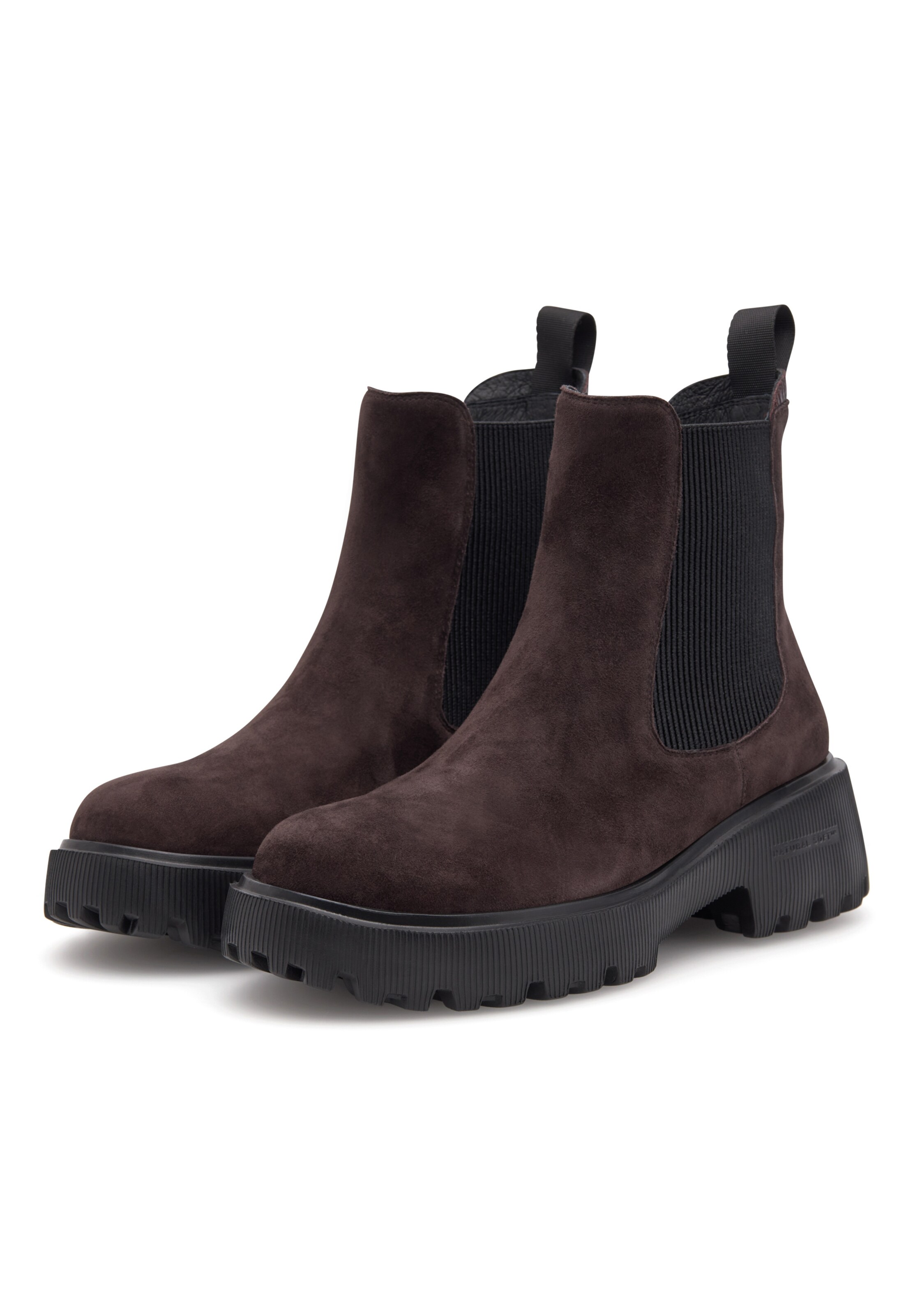 WODEN Chelsea Boots 'Aya' in Braun