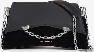 Karl Lagerfeld - Mala de ombro 'Seven 2.0' em preto: frente