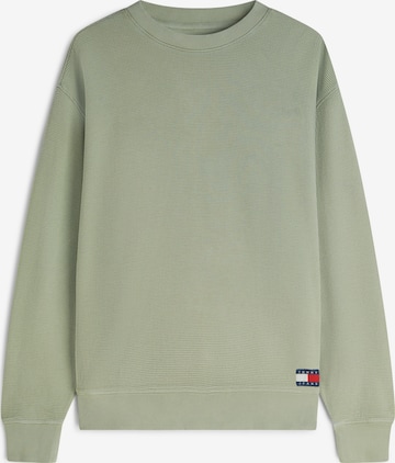 Tommy Jeans Collegepaita värissä vihreä: etupuoli