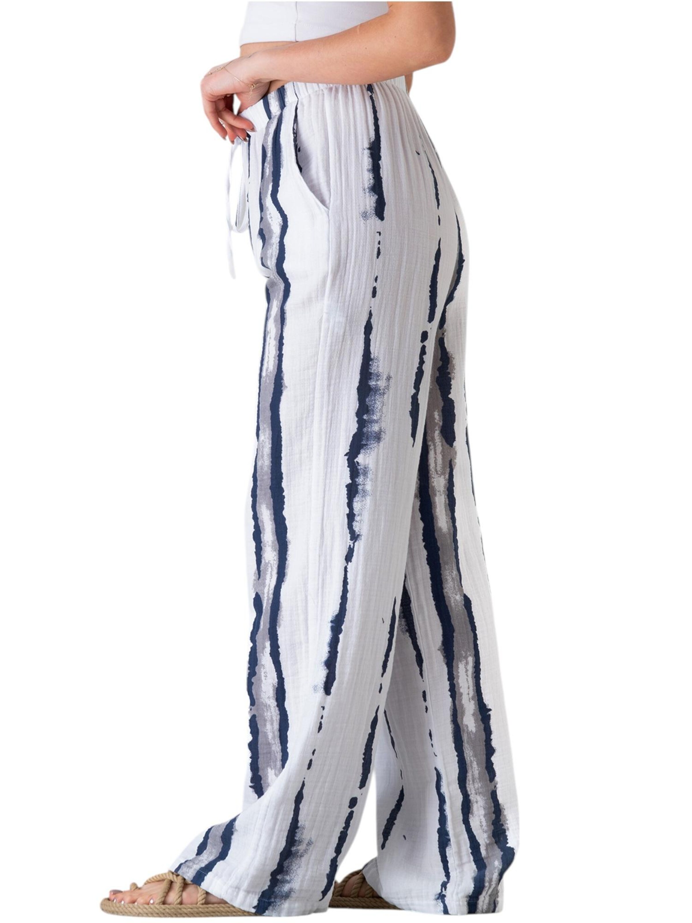 WENOR Wide Leg Bukser 'Taima' i grå