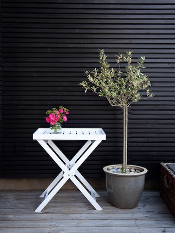 cinas Side Table in White