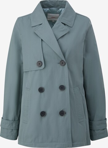 s.Oliver Between-Seasons Coat in Blue: front