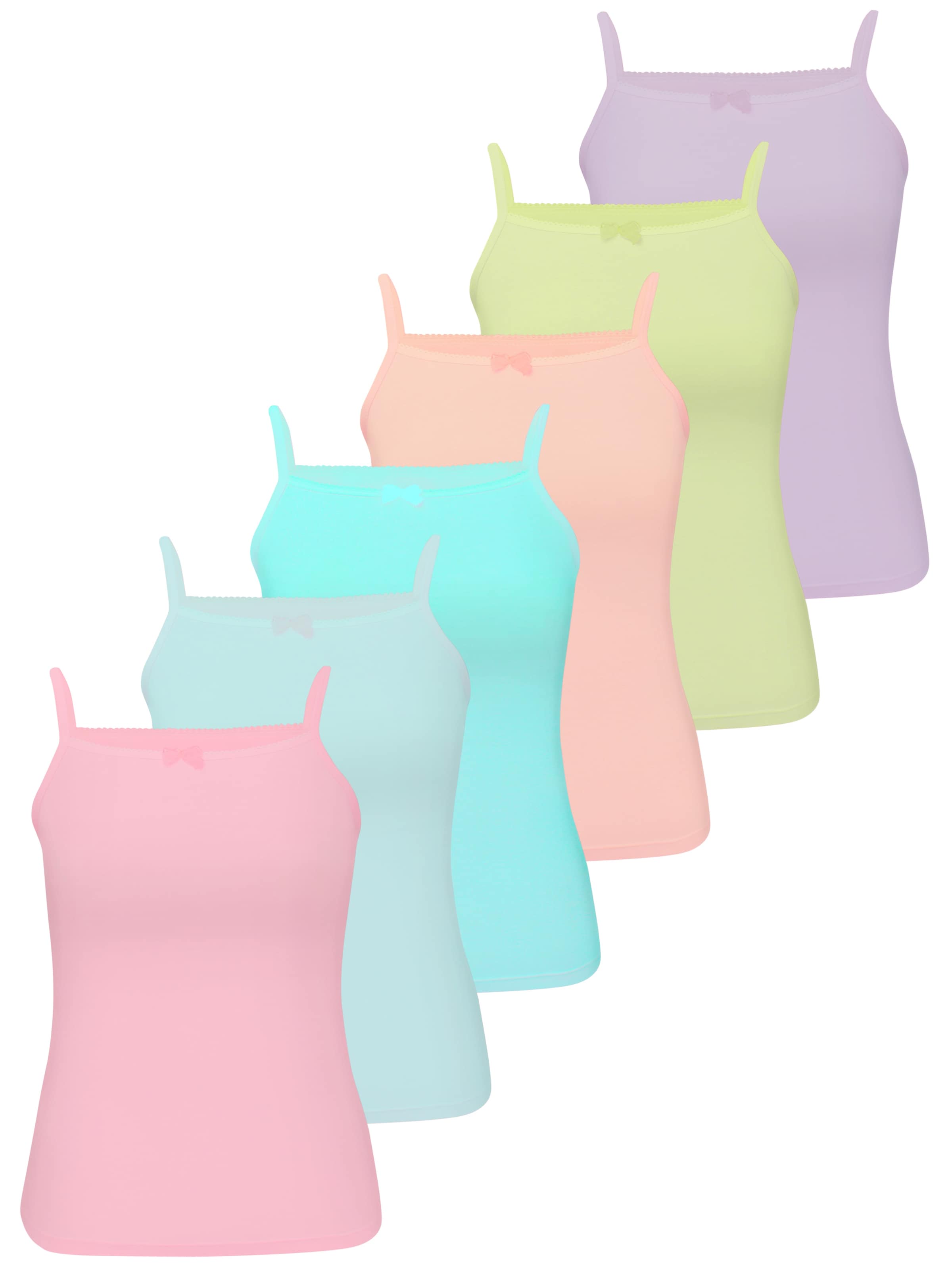 LOREZA Unterhemd 'Mädchen Unterhemden Louisa'‌‌‌‌‌‌‌ in Mischfarben: Vorderseite