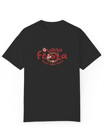 GORHEY - Camiseta en negro: frente