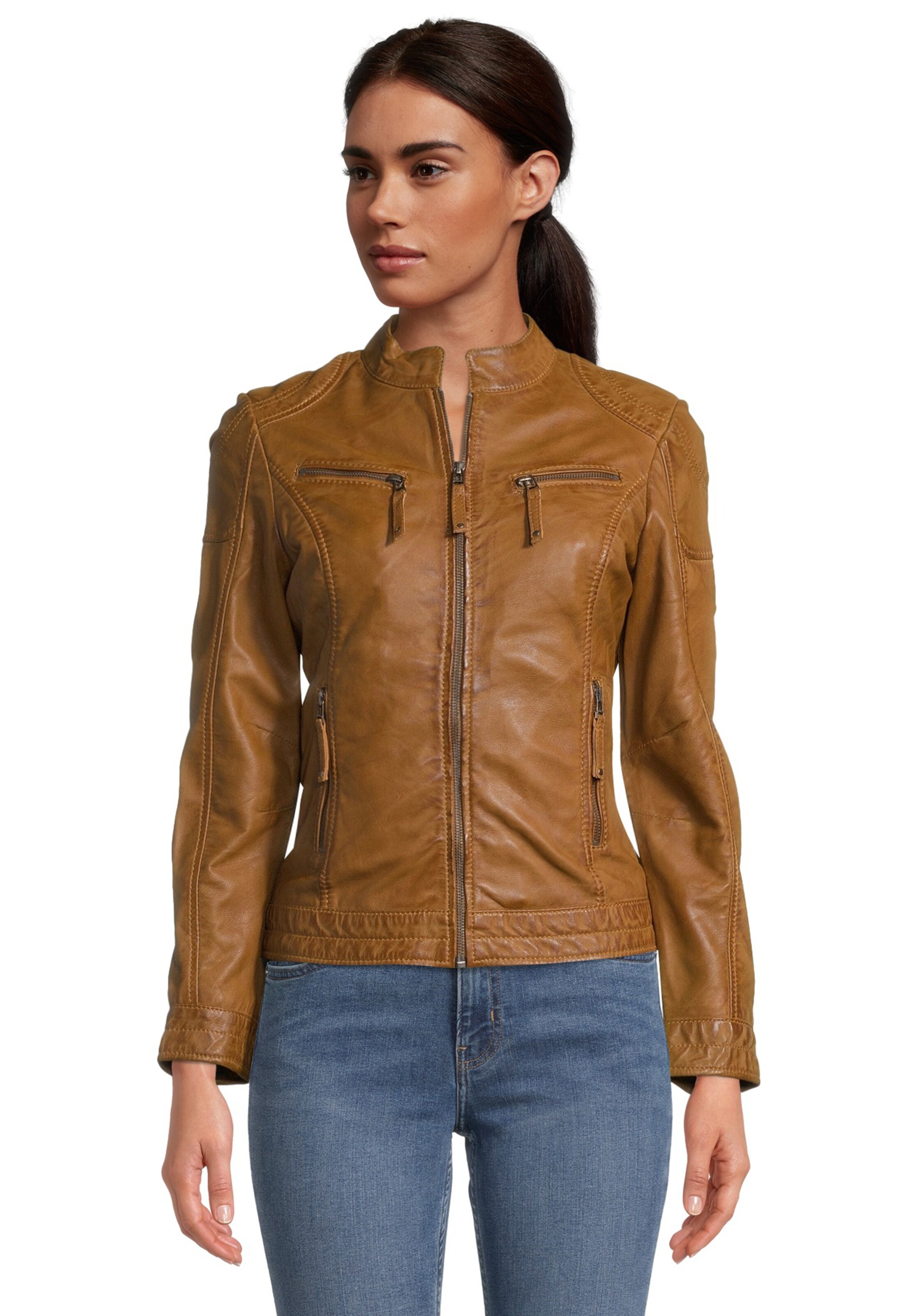 7ELEVEN Between-Season Jacket 'Sassari' in Brown: front