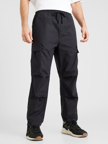 regular Pantaloni cargo 'Gadic242' di HUGO Blue in nero: frontale