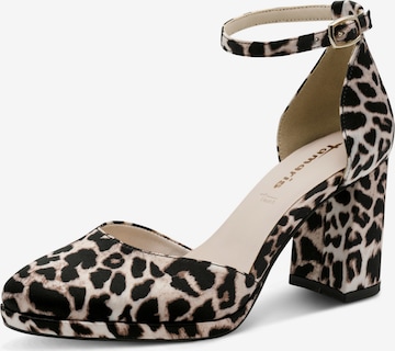 Tamaris Γόβες σε καφέ: μπροστά