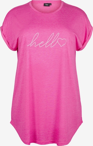 Zizzi - Camisa 'Malis' em rosa: frente