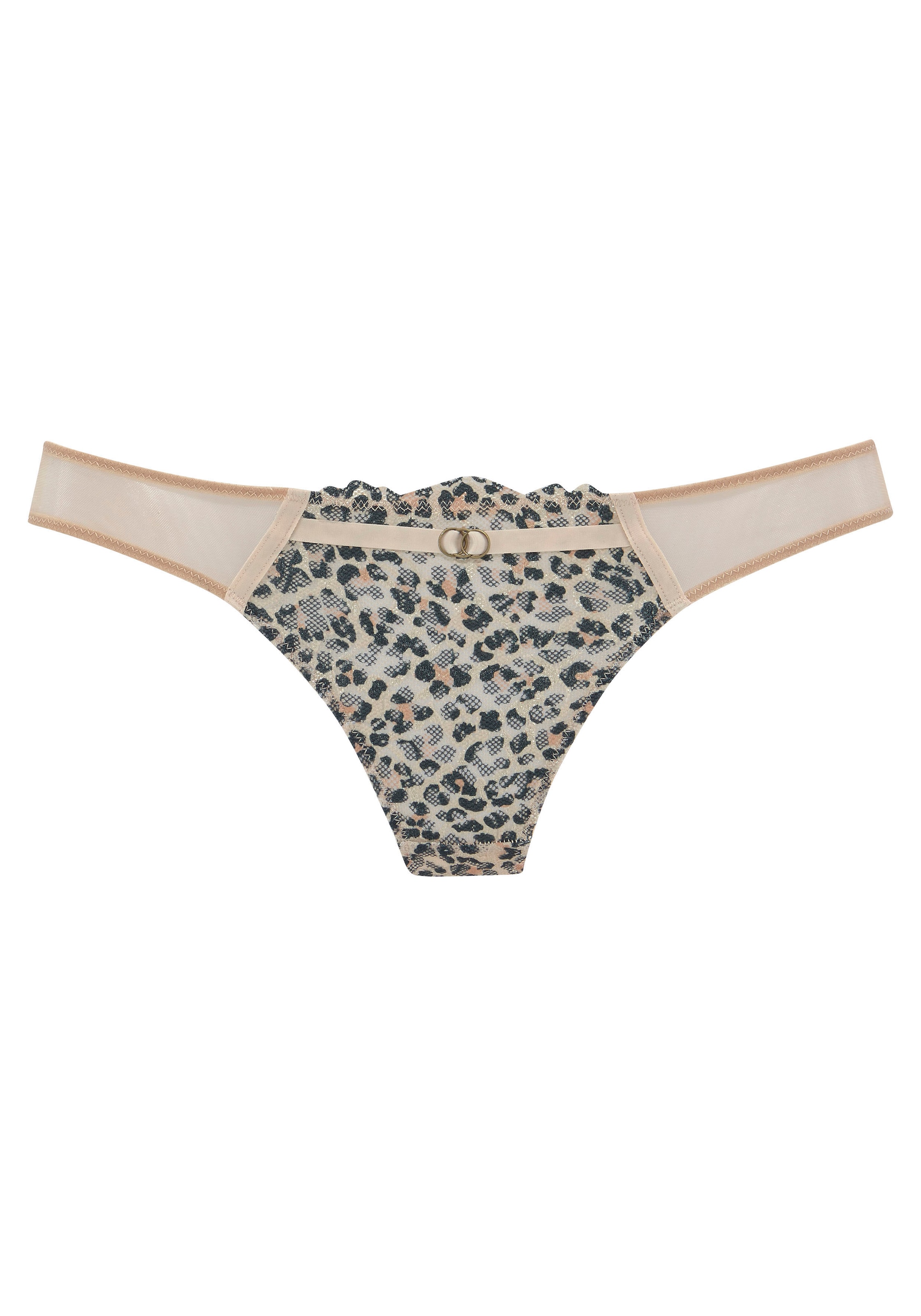 LASCANA String in Beige: voorkant