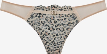 LASCANA - Tanga en beige: frente