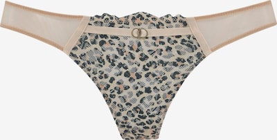 LASCANA Stringit koossa L värissä beige / musta, Tuotenäkymä