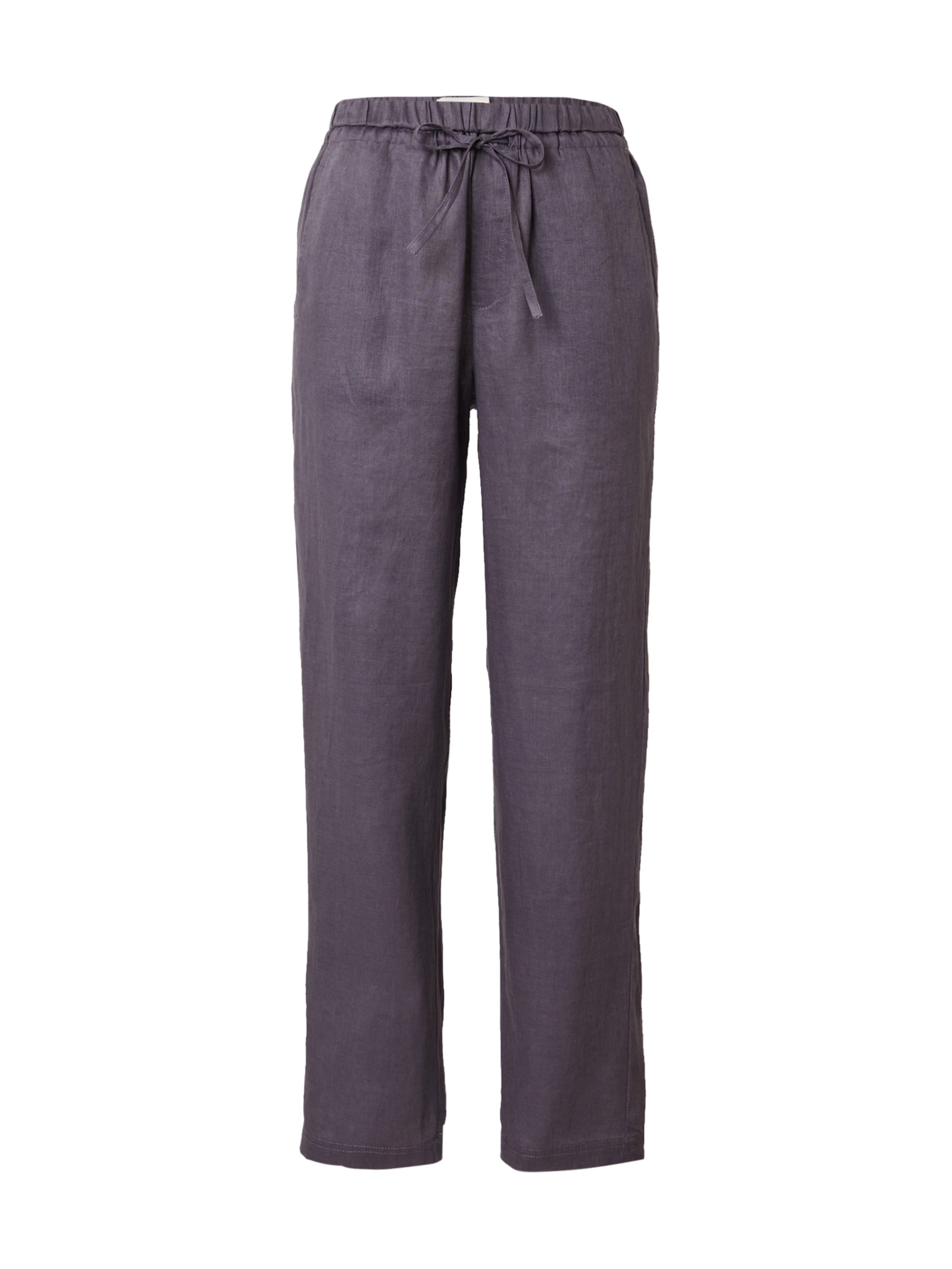 ECOALFregular Hlače 'INDI' - siva boja: prednji dio