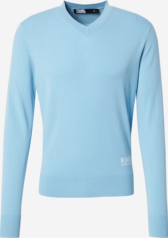 Karl Lagerfeld Pulóver - kék: elől