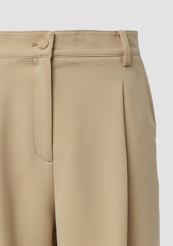 Effilé Pantalon à pince s.Oliver en marron