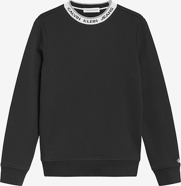 Calvin Klein Jeans Sweatshirt in Black: front