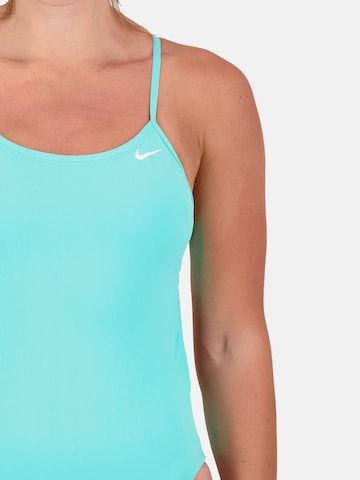 Nike Swim Bustier Badeanzug in Grün