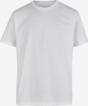Cleptomanicx T-Shirt 'Break Free' in Weiß: predná strana