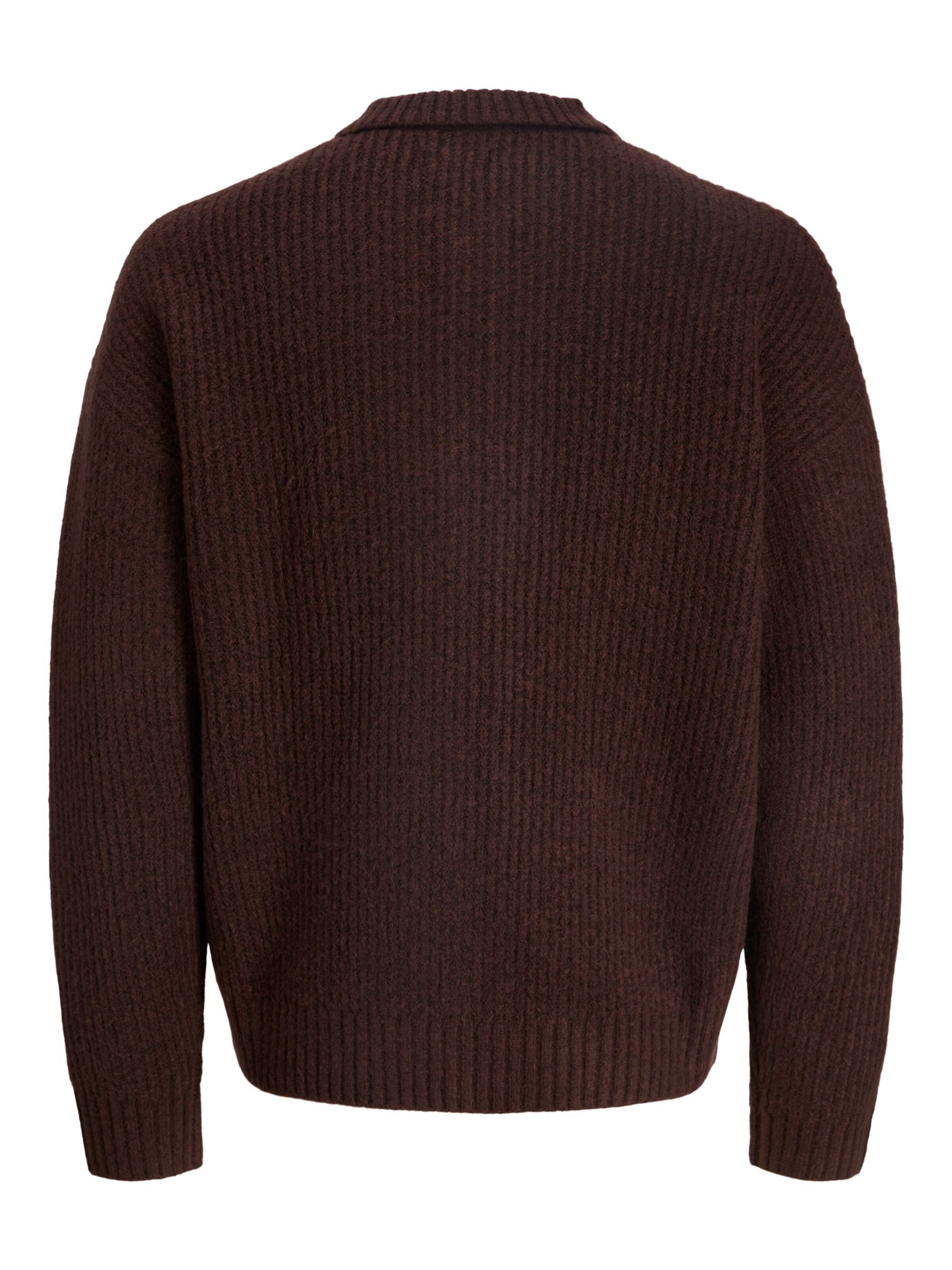 JACK & JONES Strickjacke in Braun