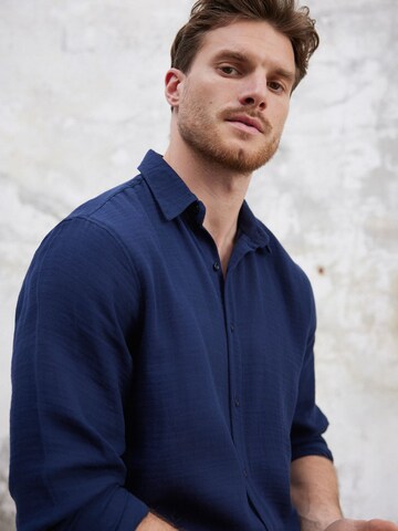 Trendyol Regular fit Overhemd in Blauw