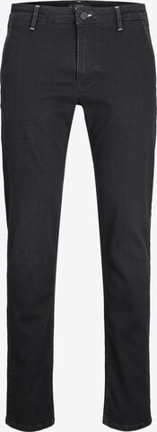 JACK & JONES Slimfit Jeans 'Marco' in Zwart: voorkant