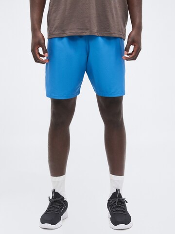 UNDER ARMOUR Szabványos Sportnadrágok 'Wordmark' - kék: elől