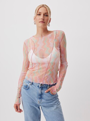 T-shirt 'Kenley' LeGer by Lena Gercke en mélange de couleurs : devant