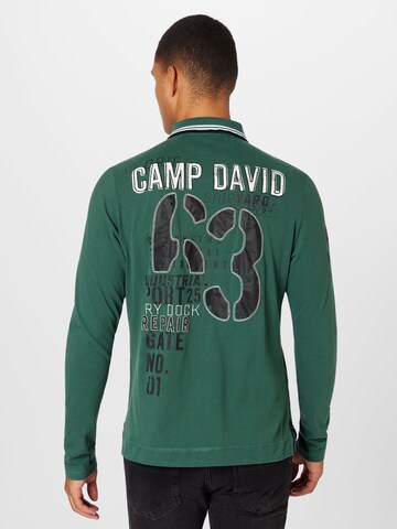 CAMP DAVID T-shirt 'Shipyard' i grön