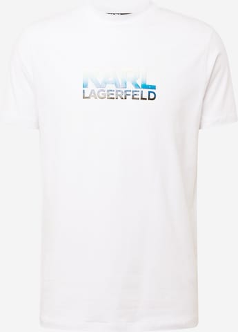 Karl Lagerfeld - Camiseta en blanco: frente