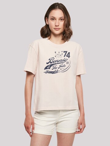 F4NT4STIC Shirt 'Elton John Bennie And The Jets' in Pink: front