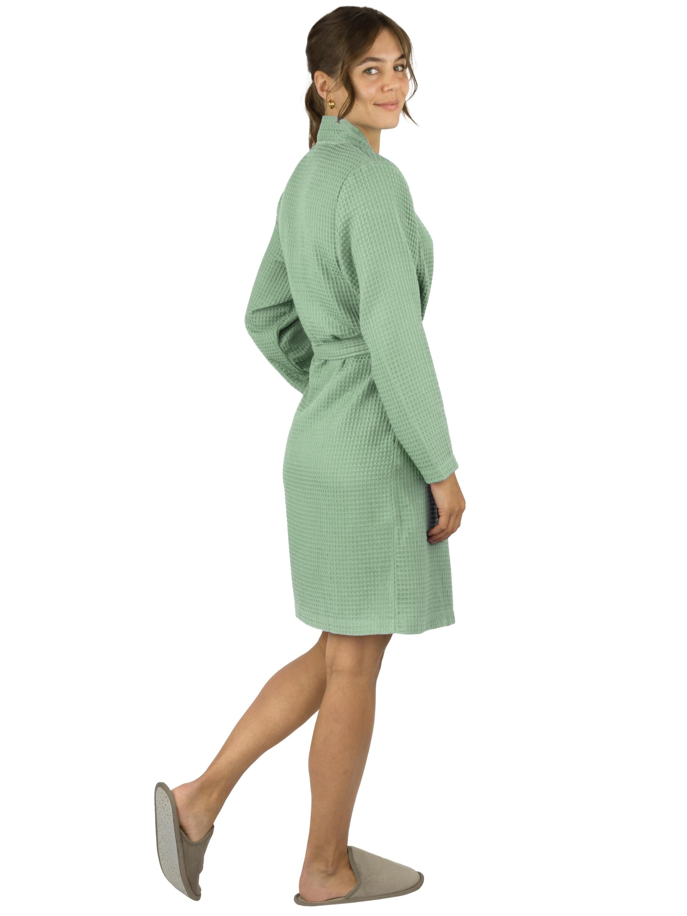 normani Morgenmantel 'Manisa' in Grün